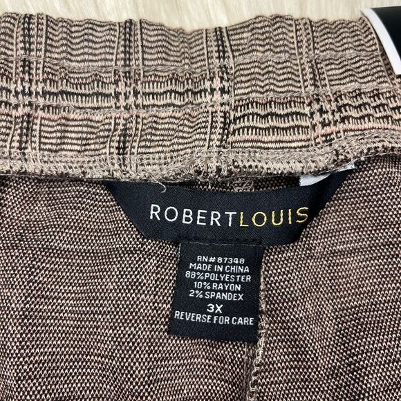 Robert Louis Plaid The Essential Joggers sz 3X - Picture 4 of 9